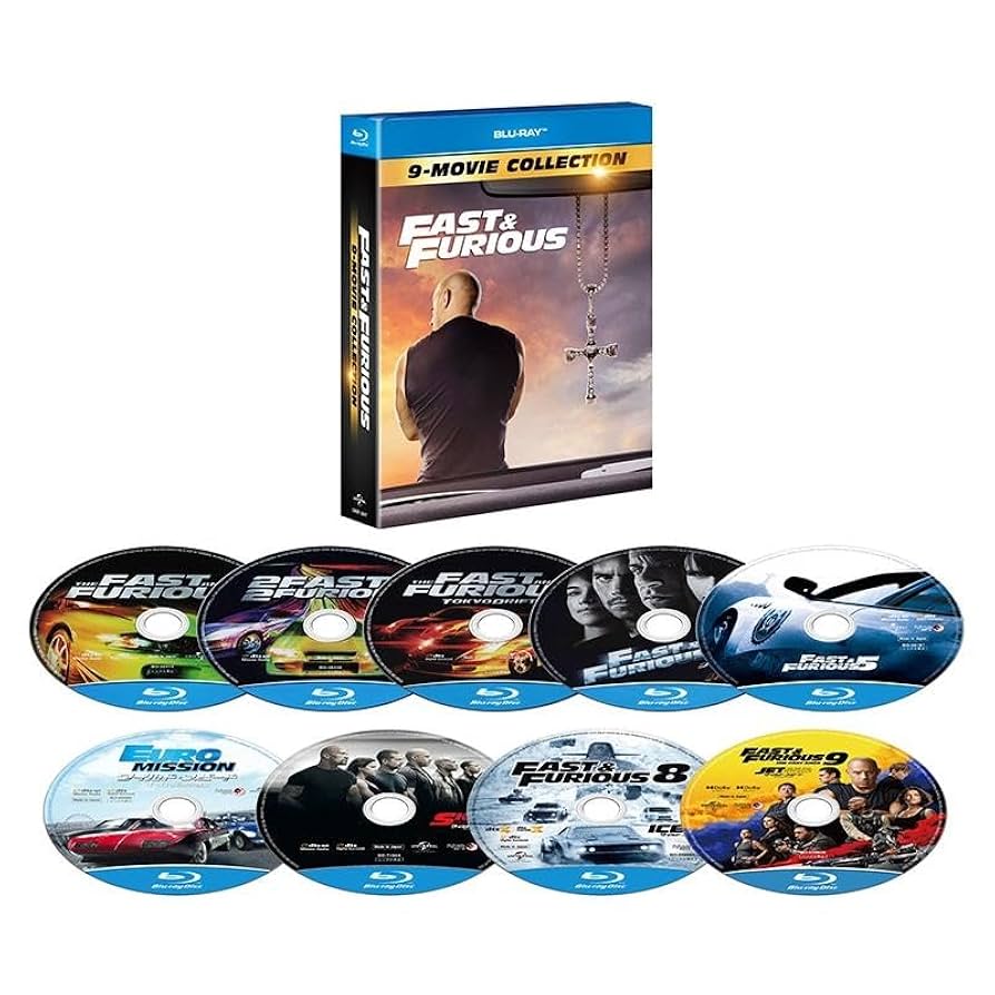 吹き替えあり。Blu-ray ♤ワイルドスピード1-10のセットです。 ワイルド・スピード シリーズ全10作 Blu-rayセット : 脳トレ生活