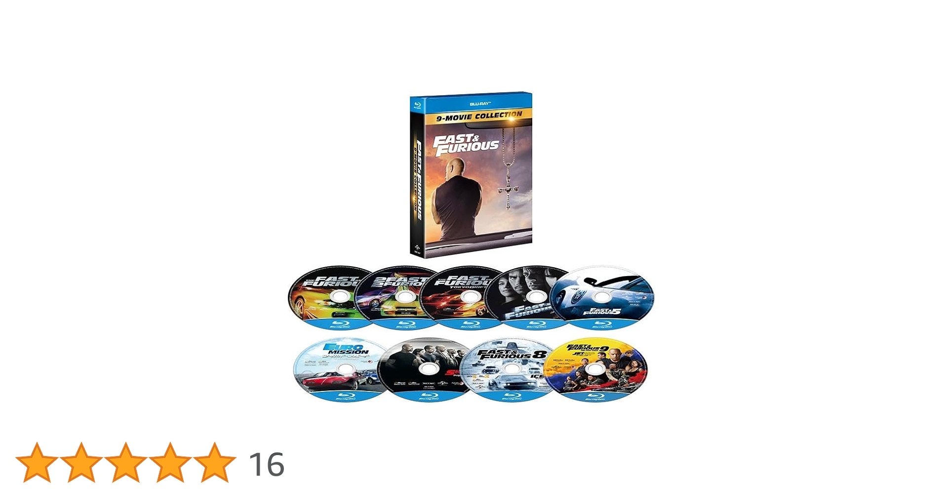 Amazon.co.jp: ワイルド・スピード 1-9 シリーズ・ブルーレイ