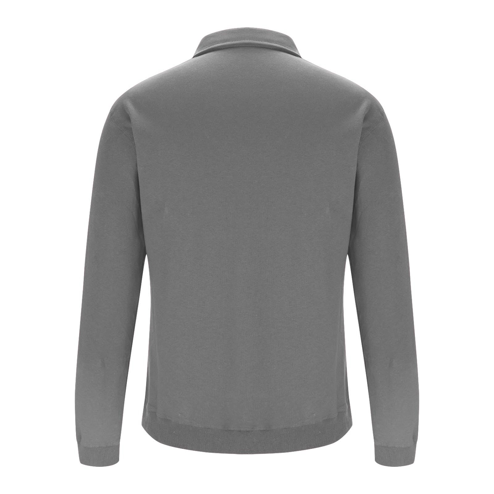 Camiseta Manga Larga Hombre,Camisetas de Manga Larga para Hombre con Cuello Solapa Camisetas Deportivas Transpirables Sueltos Casual Polos Hombre de Manga Larga Camiseta Deporte Hombre S-4XL
