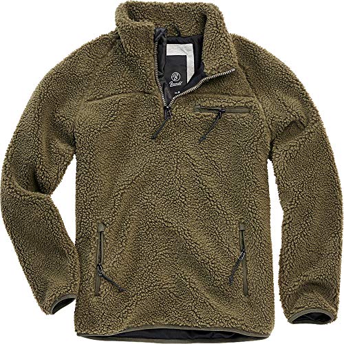 Preisvergleich Produktbild Brandit Teddyfleece Troyer, Oliv, Größe S