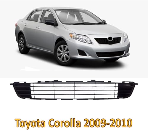 Miniatura 6 de Rejilla de defensa delantera 2009 2010 Compatible con Toyota Corolla Sedán (Base CE LE XLE XRS S) Rejilla delantera Cubierta de defensa delantera