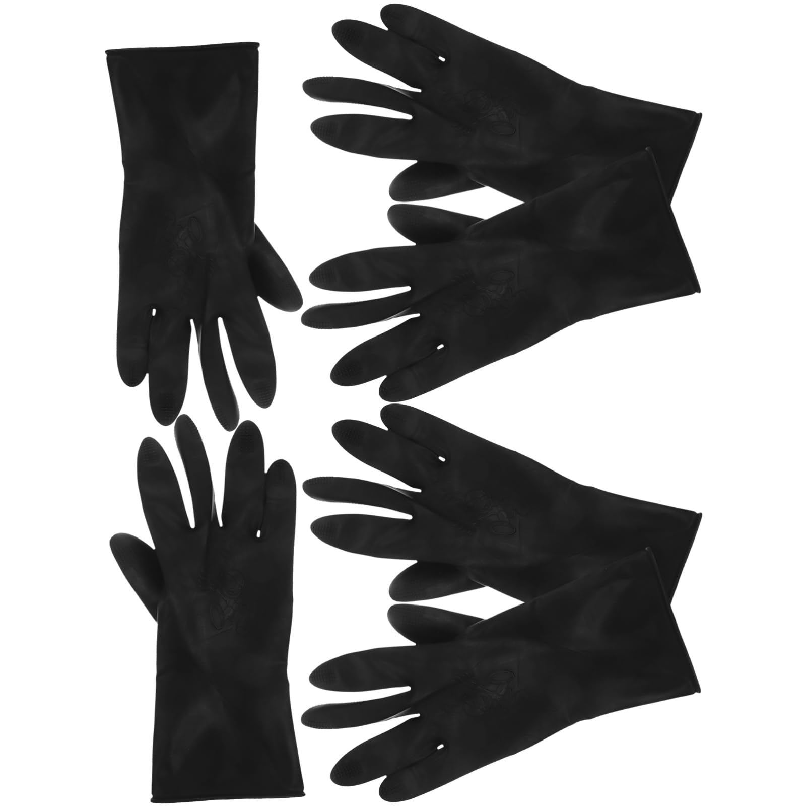 Gants en caoutchouc contre taches de shampooing déposant couleur - 8