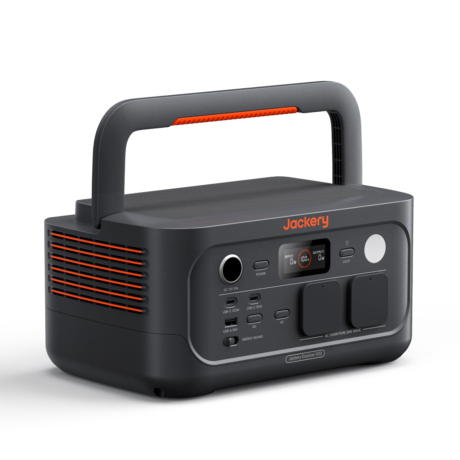 Jackery Explorer 500 V2 Tragbare Powerstation, 512Wh Solargenerator 230V/500W (Spitze 1000W) mit Schnellladung, LiFePO4 Akku 6000 Zyklen, Solargenerator für Camping, Wohnmobil, Notfälle, Reisen