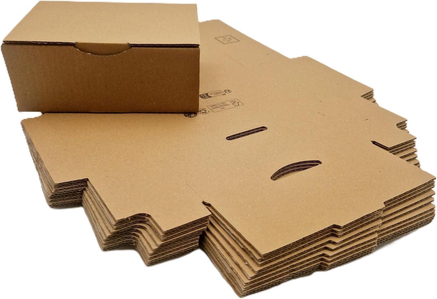 Lot de 50 Boîtes Postales A3 Envois Pros et Commerce en Ligne | Carton Kraft Brun | Emballage Résistant et Ecoresponsable | Côtés Protection Renforcée | Patte de Fermeture (43X30X12 cm)