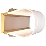 Vintage Brass LED Vanity Wall Light by Nuvo – view 8