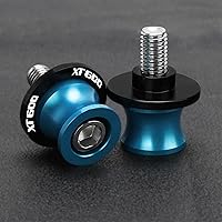 Vista 10 de Tornillos de soporte para Yamaha XT660 XT660X XT660R XT660Z 2004-2012 2013 2014 2015 2016 2017-2022+ deslizadores de basculante de motocicleta Gris