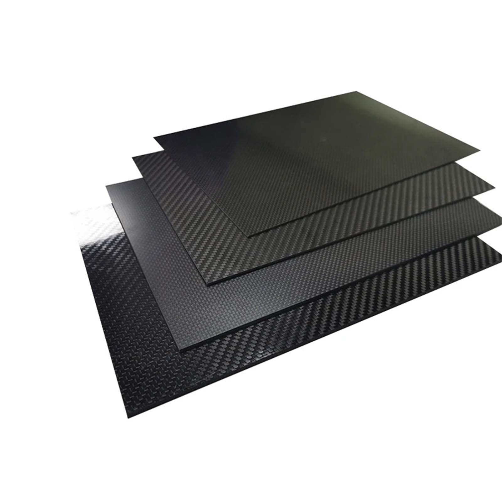 1 piastra in vera fibra di carbonio 3K (195x245 mm) - Materiale composito leggero e resistente for veicoli e giocattoli RC(3.0mm plain matte)