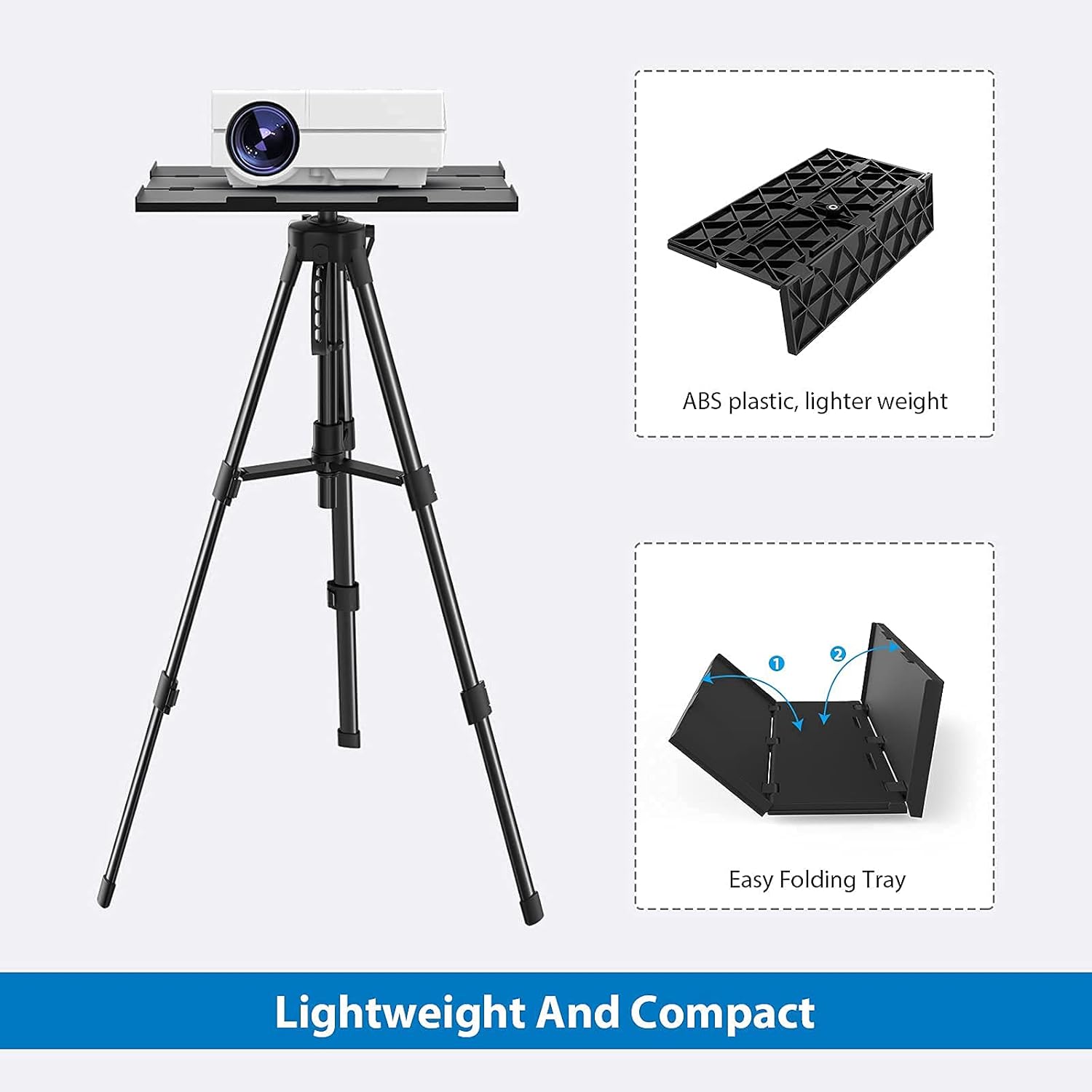 Buу 1 gеt 1 PVO Aluminum Adjustable Projector Tripod Stand, Universal Multi-Function Tripod with Tray and Carrying Bag, DJ Equipment Holder Mount, Laptop Stand, Suitable for Home Theater, Business Meeting etc. 🔥 Crаzу Dеаlѕ PVO Aluminum Adjustable Projector Tripod Stand, Universal Multi-Function Tripod with Tray and Carrying Bag, DJ Equipment Holder Mount, Laptop Stand, Suitable for Home Theater, Business Meeting etc.