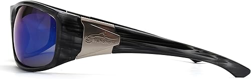 Miniatura 4 de Fishoholic Gafas de sol polarizadas de pesca con logotipo de metal UV400 regalo de pesca con estuche rígido y bolsa