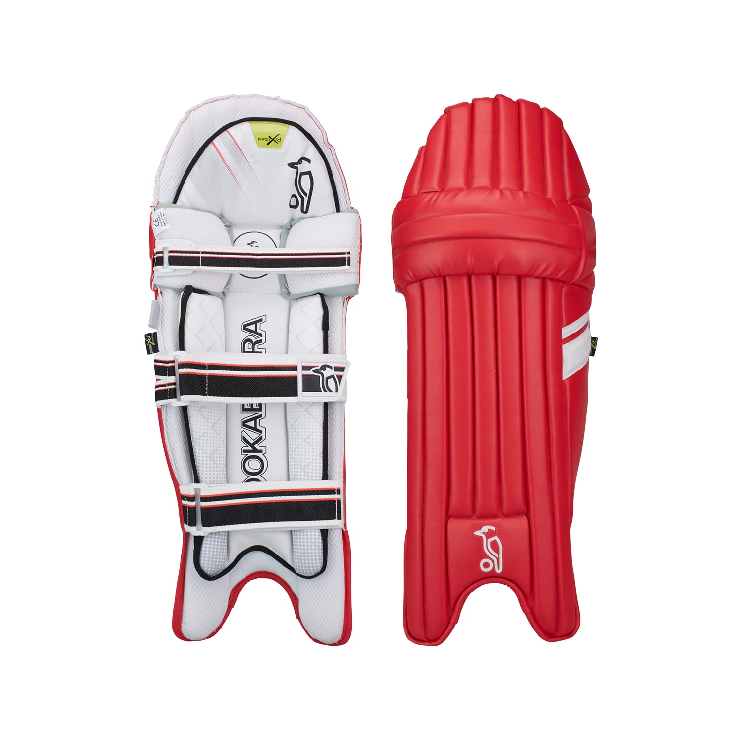 KOOKABURRA 4.1 T/20 Batting Pads - Rosso - Cricket Pads Gioventù Unisex
