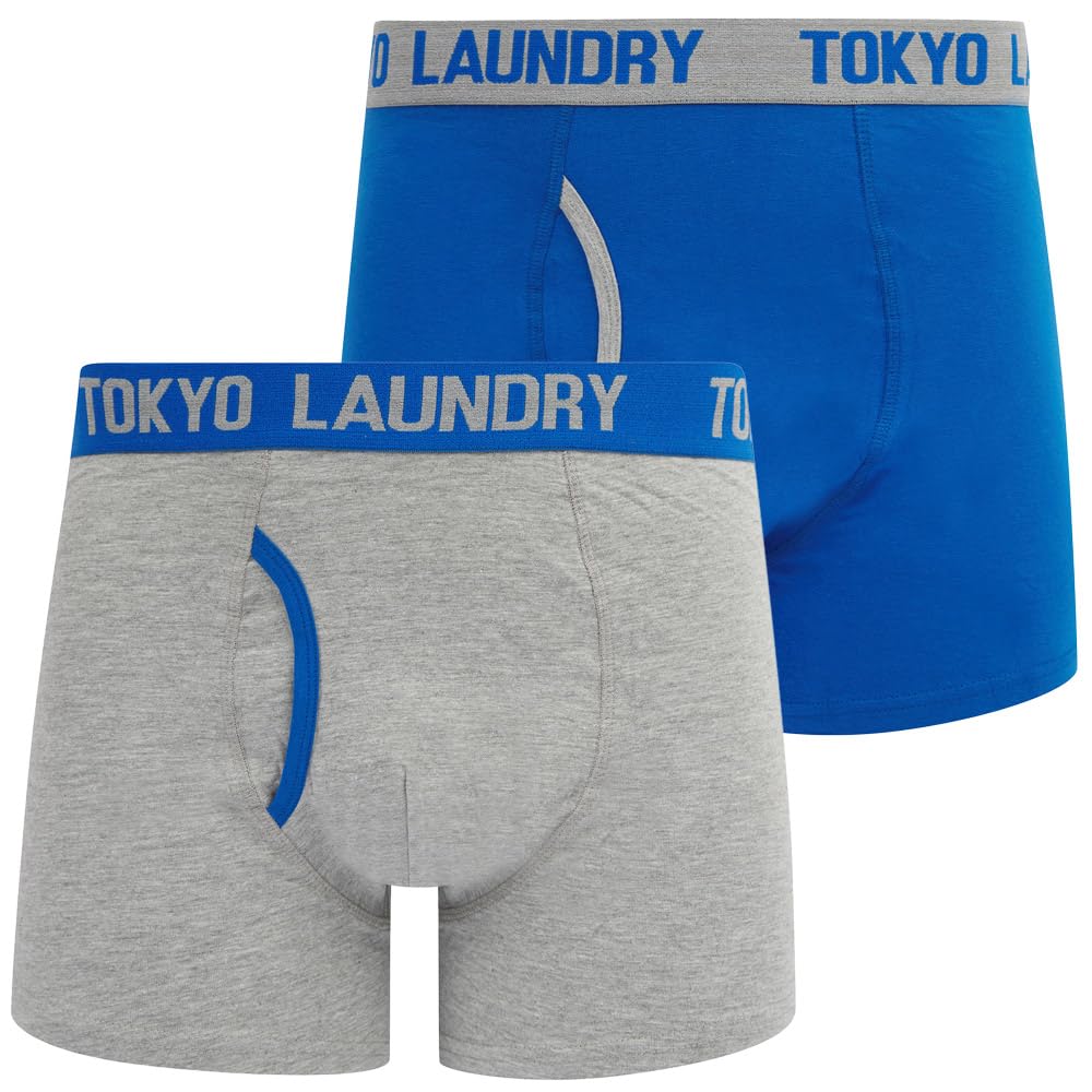 Tokyo Laundry Men's 2 Pack Gift Box Stretch Cotton Boxer Shorts Set