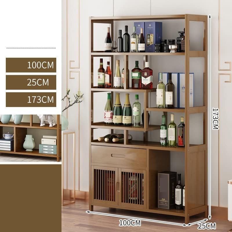Wine Cabinet Wine Rack Chinese Style Wine Display Cabinet Household Wine Rack Shelf Freestanding Wine Racks & Cabinets
