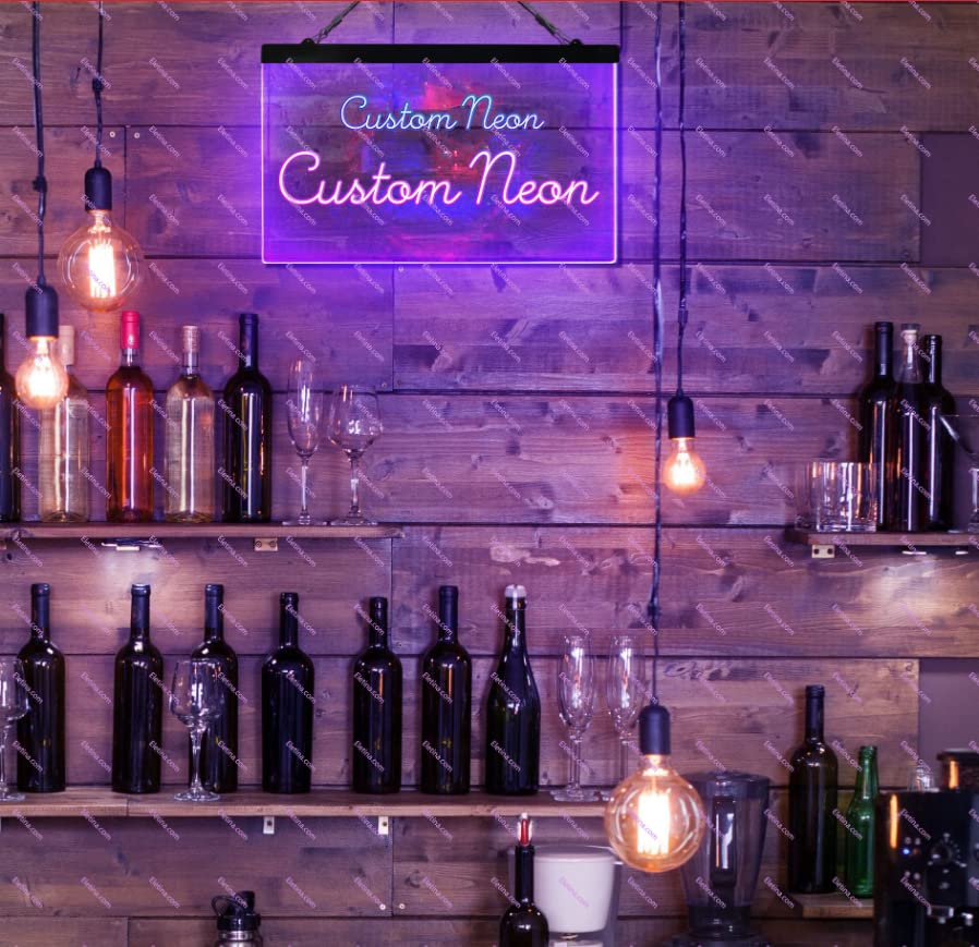 Image of Bar Party Wedding Gift Custom Signs home decor Personalized Miller Golf Led Lamp Neon Like Signs For Wall Decor