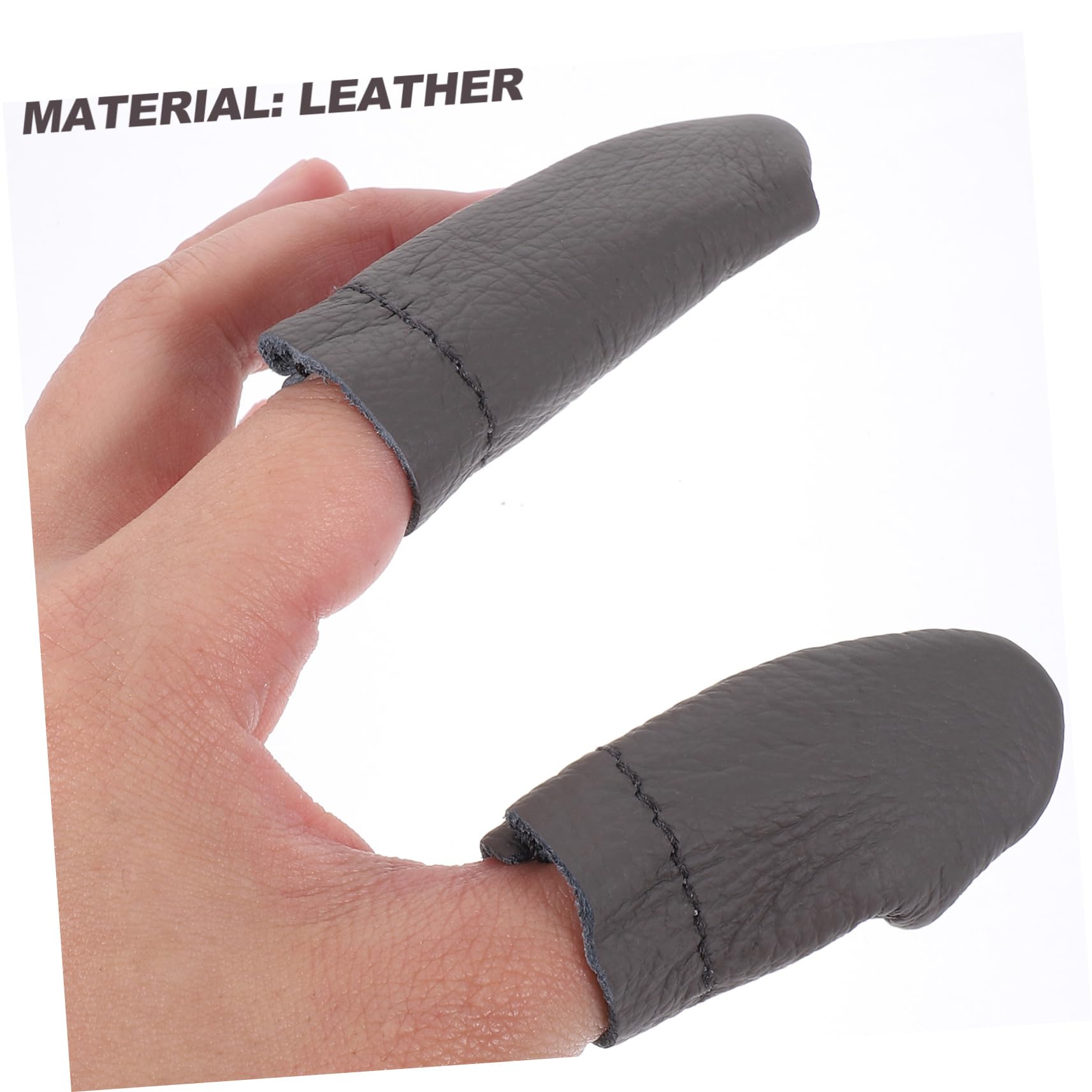 STOBOK 6 Piezas guantes para costura Anti-rasguños cuna de dedo sintió cunas para los dedos protector de dedos