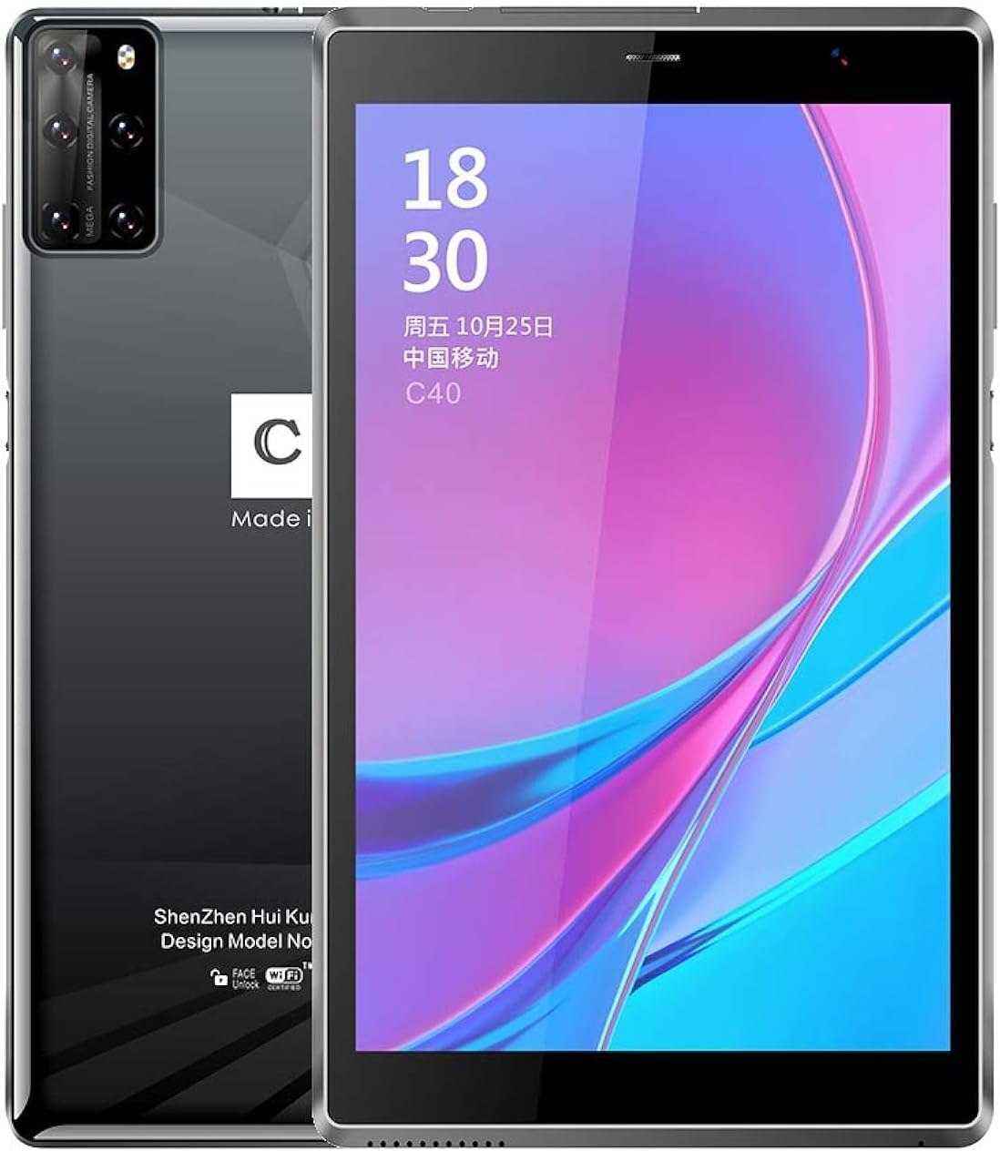 C idea CM810 Android Tablet, 8 Inch Tablets with Sim, WiFi, 5G Lite (Black)