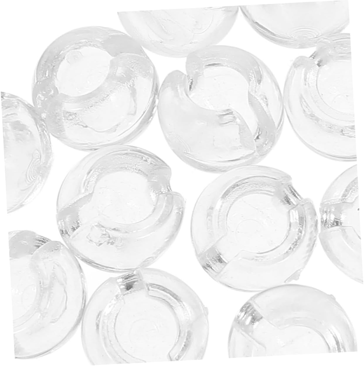 Luxshiny 100pcs Replacement Vertical Roman Roller Blind Bead Beaded Chain Holder Secure Chain Placement