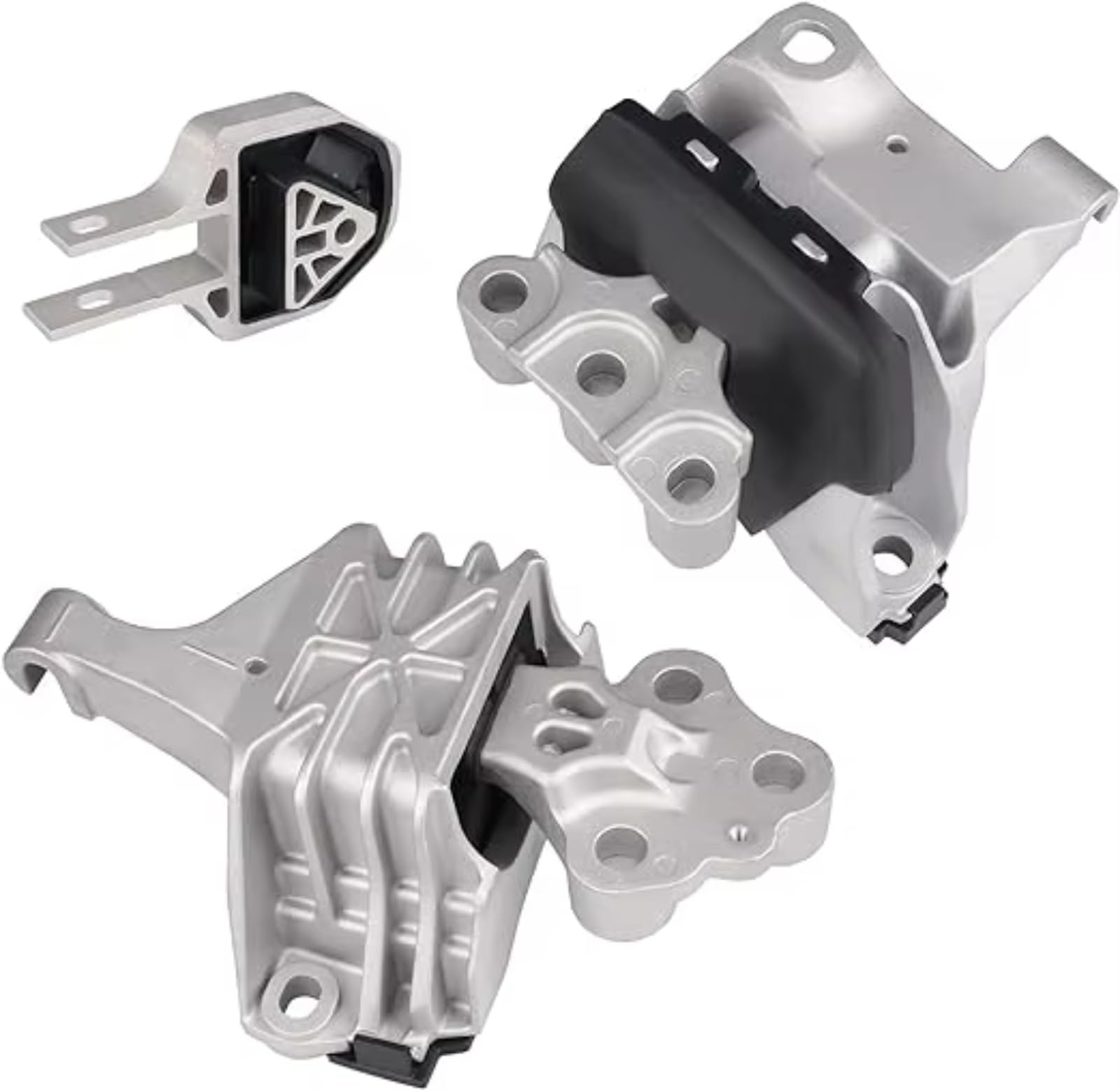 Car Engine Mounts Compatible with Dodge for Dart 2.0L 2.4L 2013 2014 2015 2016 3PC Engine Motor Transmission Mount Bracket Support Holder 68081488AH