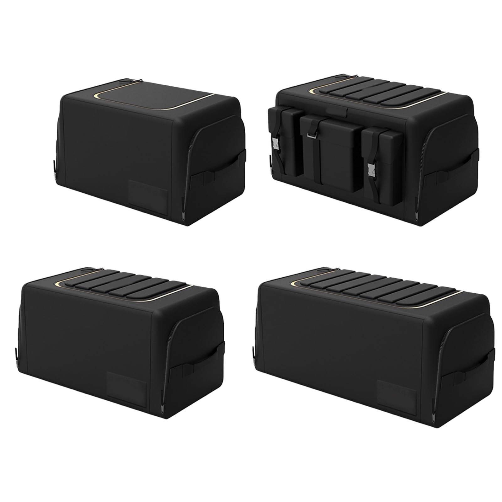 30/40/50/60/70L Tronco Organizzatore Contenitore Bagagliaio Auto Accessori Interni Pieghevole Organizzatore Antiscivolo Organizzatore