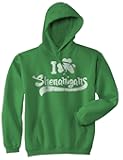 I Clover Shenanigans Hoodie Funny Irish Clover Sweatshirt Novelty Shirt