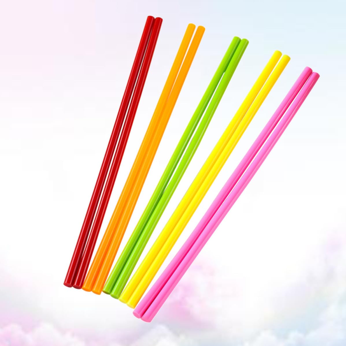 100pcs Colorful Hot Melt Glue Sticks Bulk, DIY Craft Adhesive Rods