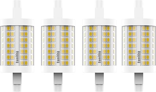 R7S Bombilla LED de 3.071 in, luz de inundación regulable J78 de 150 W, 150 W, halógeno T3 de repuesto para lámpara de pared Torchiere, luz de
