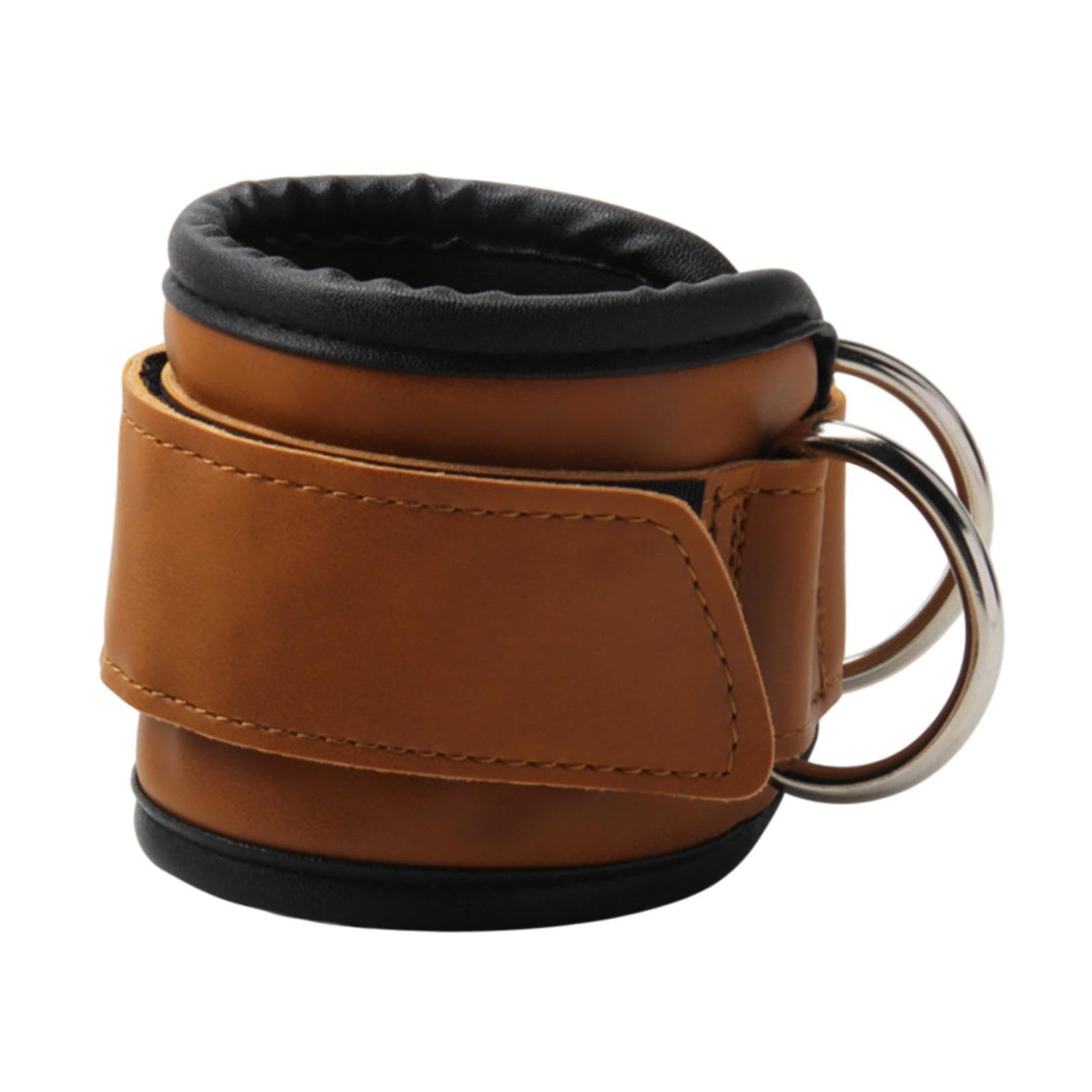 ATORSE Ankle Strap for Cable Machine Resistance Band for Leg Strength Training Home Brown-image-48