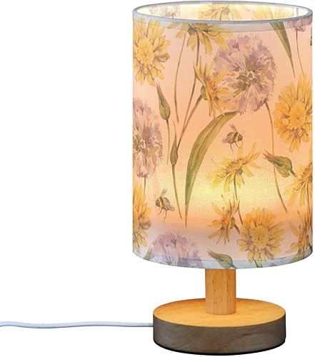 Bedside Lamps Mini Lamps Minimalist Meadow Flowers Shabby Chic Night Light for Nursery Porch