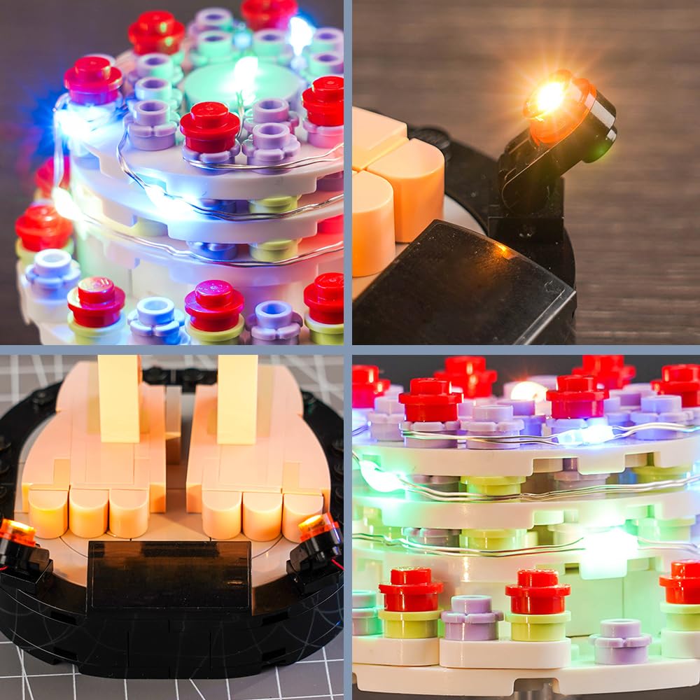 BrickBling Kit d'éclairage LED pour Lego Dobby The House-Elf (pas de Lego), kit d'éclairage décoratif pour Lego 76421 Harry Potter Dobby l'elfe de la maison - Jouet créatif