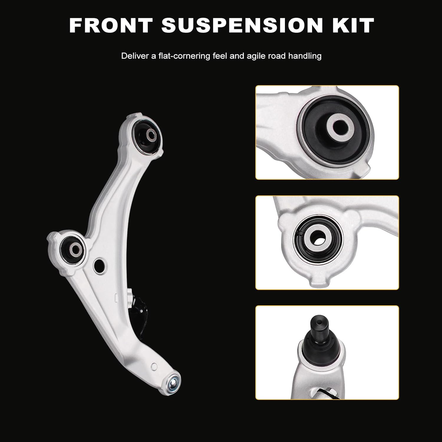 ASAPE Front Right Lower Control Arm and Ball Joint - Compatible with for Nissan Altima 2007 2008 2009 2010 2011 2012 2013 - Suspension Replacement Part OE K620196