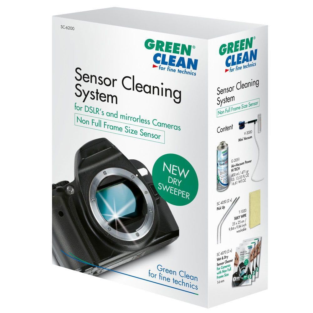 Green Clean Kit professionale per sensori formato ridotto “Dry Sweeper”