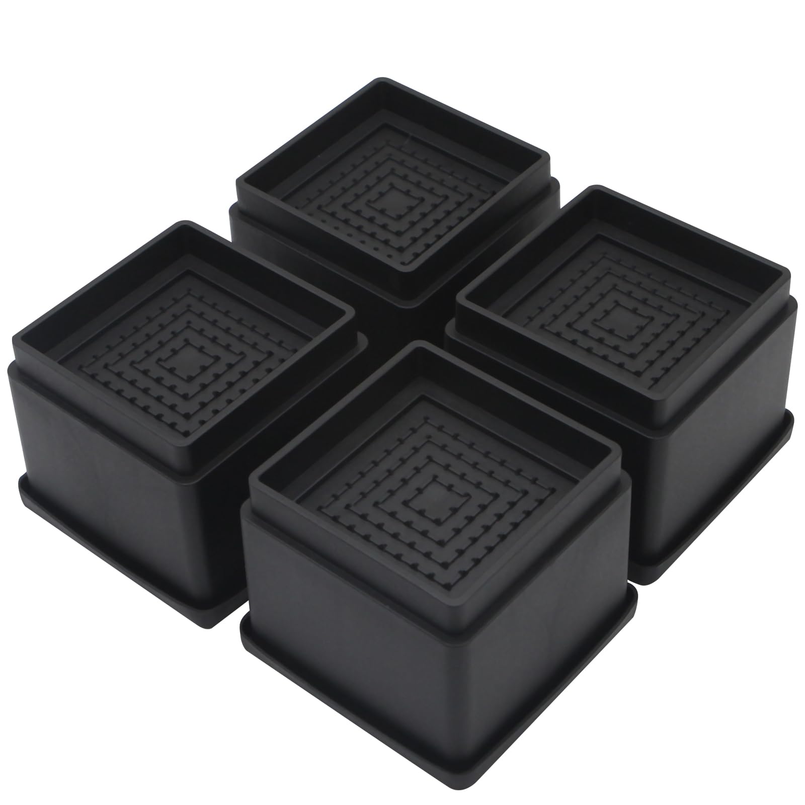 MYMULIKE Stackable Furniture Risers 2 Inch, 4/6/8 Pack Bed Risers ...