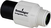 Senninger 25 PSI Pressure Regulator 3/4" Hose Thread - Drip Irrigation Low Flow Reducer Landscape Grade White
