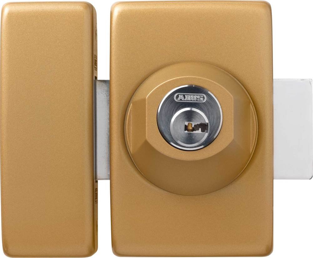 Abus 33328-Cerrojo para puerta, 50 mm, color marrón