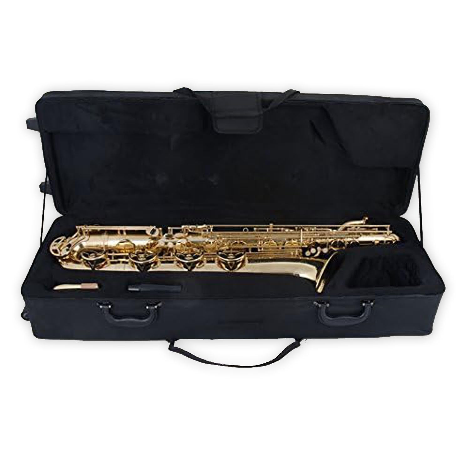 Soundman EBS-600 - Sassofono baritono (con aletta A), completo di boccaglio, valigetta e accessori