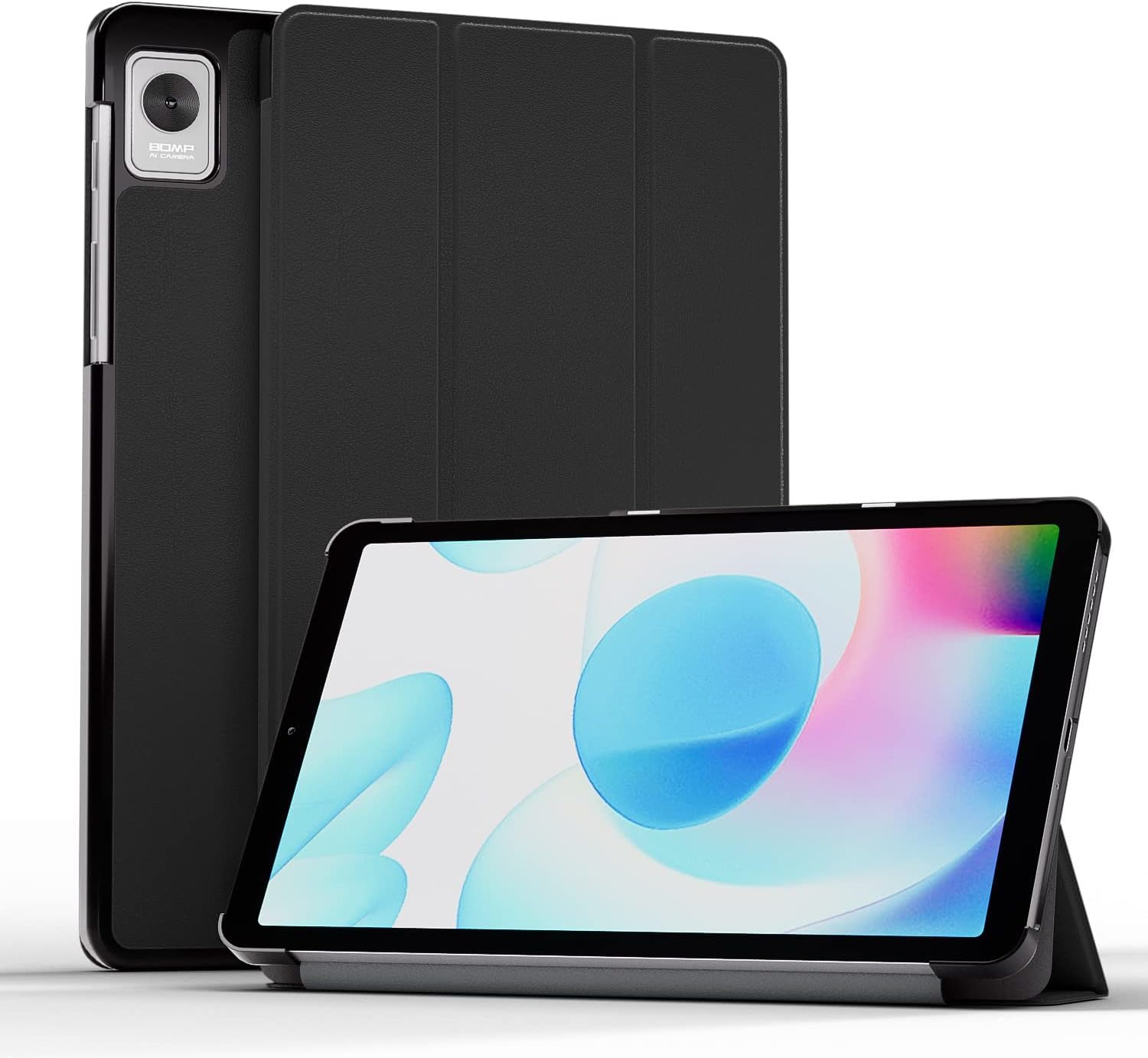 Printme Slim Tablet Case Compatible for Realme Pad X 11 inch, Tri-Fold Smart Tablet Case, PC Back Shell Slim Case Multi- Viewing Angles Stand Hard Shell (Black) (B0CHLY94WK) Amazon Price History, Amazon Price Tracker