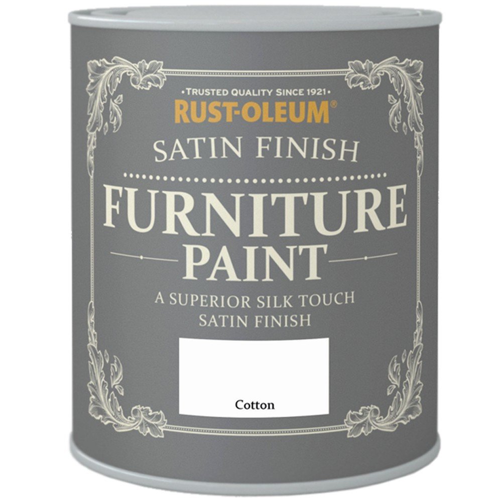 Rust-Oleum Cotton Satin Finish Furniture Paint 125Ml