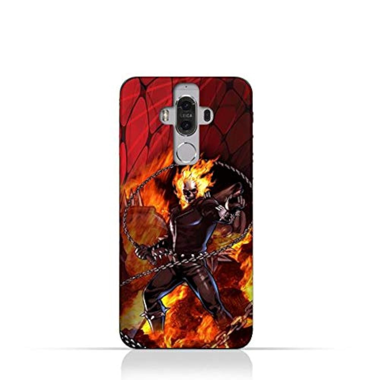 Huawei Mate 9 TPU Silicone Protective Case with Ghost Rider Design