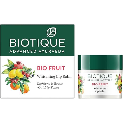 Biotique Fruit Whitening Lip Balm 12G