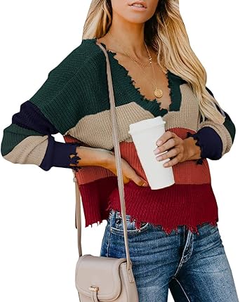 ripped cropped sweater