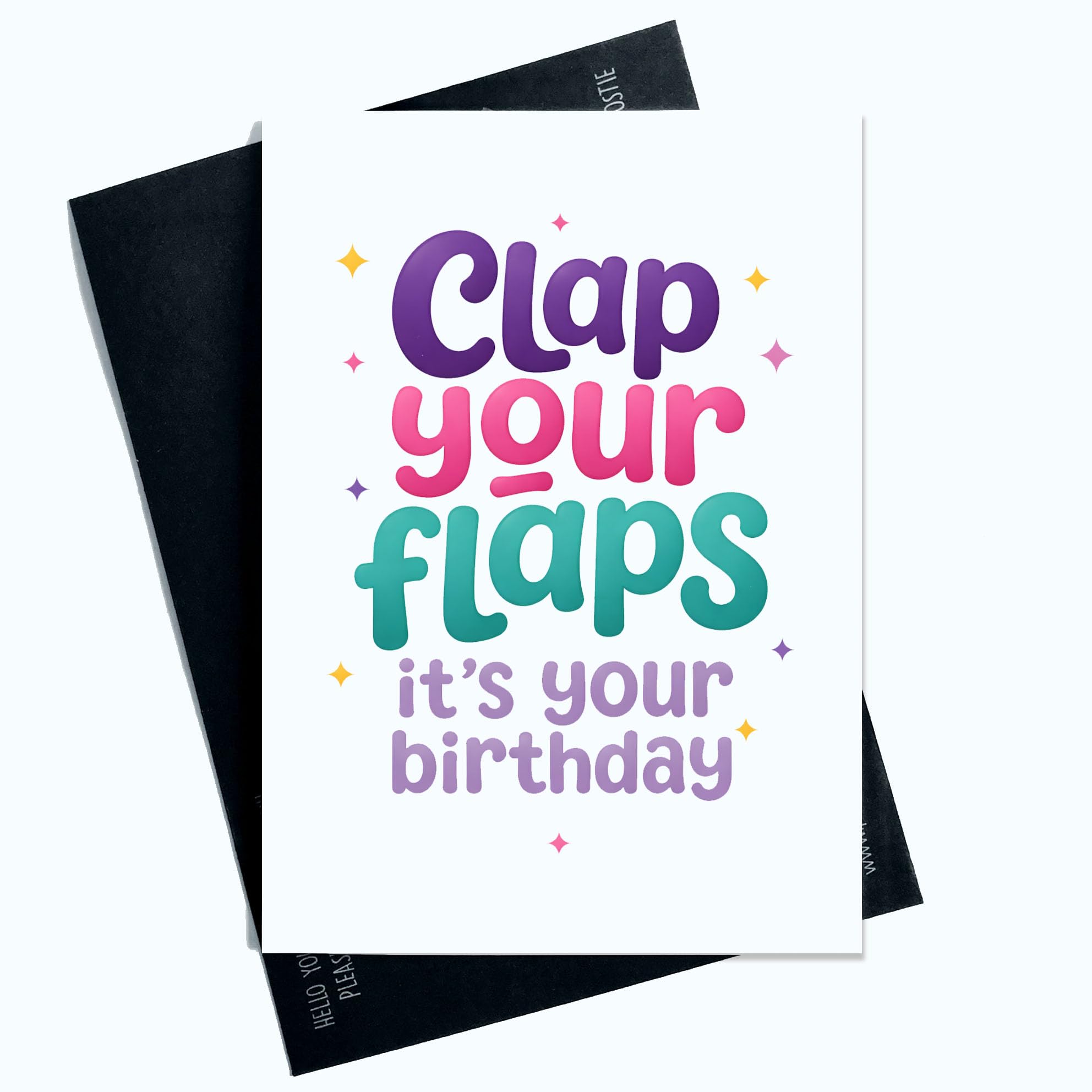 Peachy Antics Funny Birthday Card Clap Your It's Your birthday Funny Birthday Card Funny Card For Sister, Mum Card For Best Friend Work Colleague Card For Birthday SP423