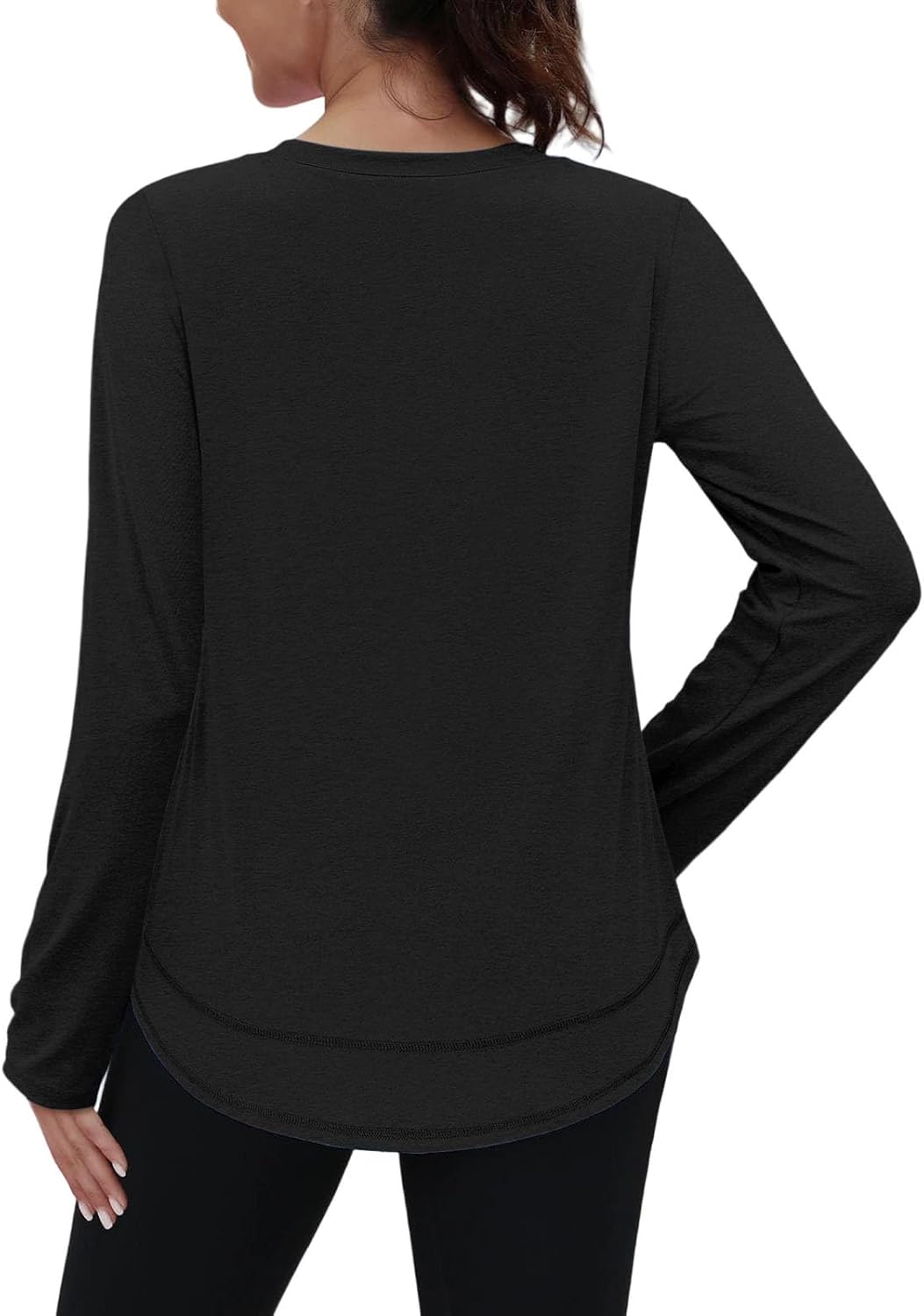 Women UPF 50 Sun Protection Breathable T Shirt Long Sleeve Workout Spring Summer Outdoor Athletic Sun Shirts - Image 4