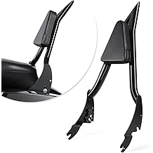 Amazicha Backrest Sissy Bar, Integrated Passenger Sissy Bar, Quick Release Detachable Backrest Fit for Harley Davidson Touring Road King Road Glide Street Glide Electra Glide 2009-2024, Black (28inch)