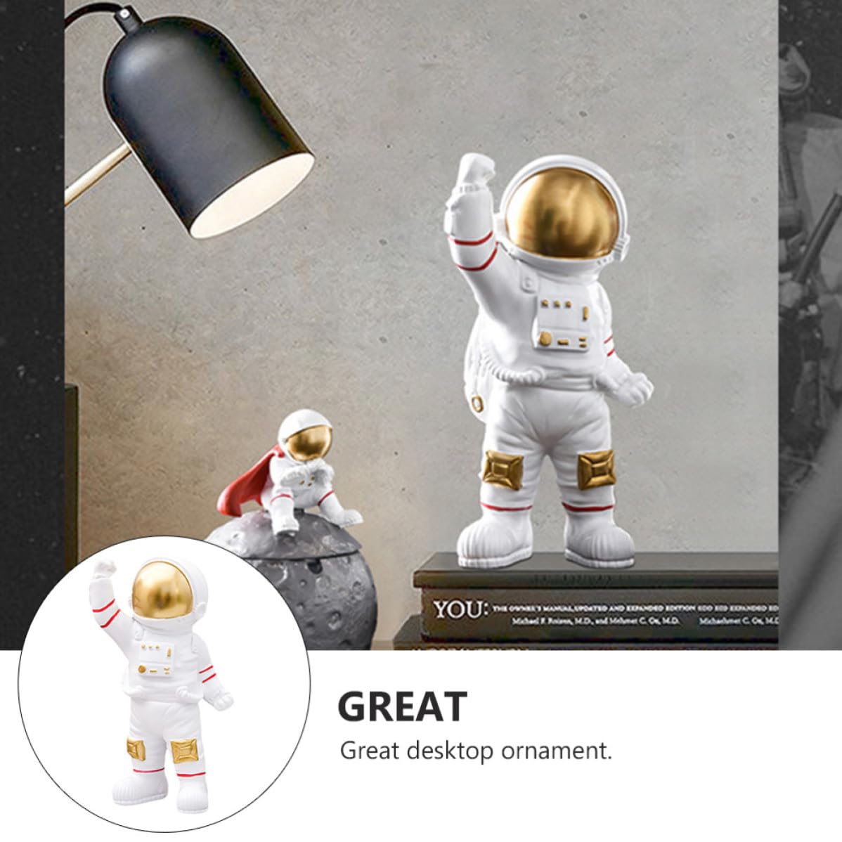 IMIKEYA Dekorativer Tischständer Astronauten Dekoration Weihnachten Party