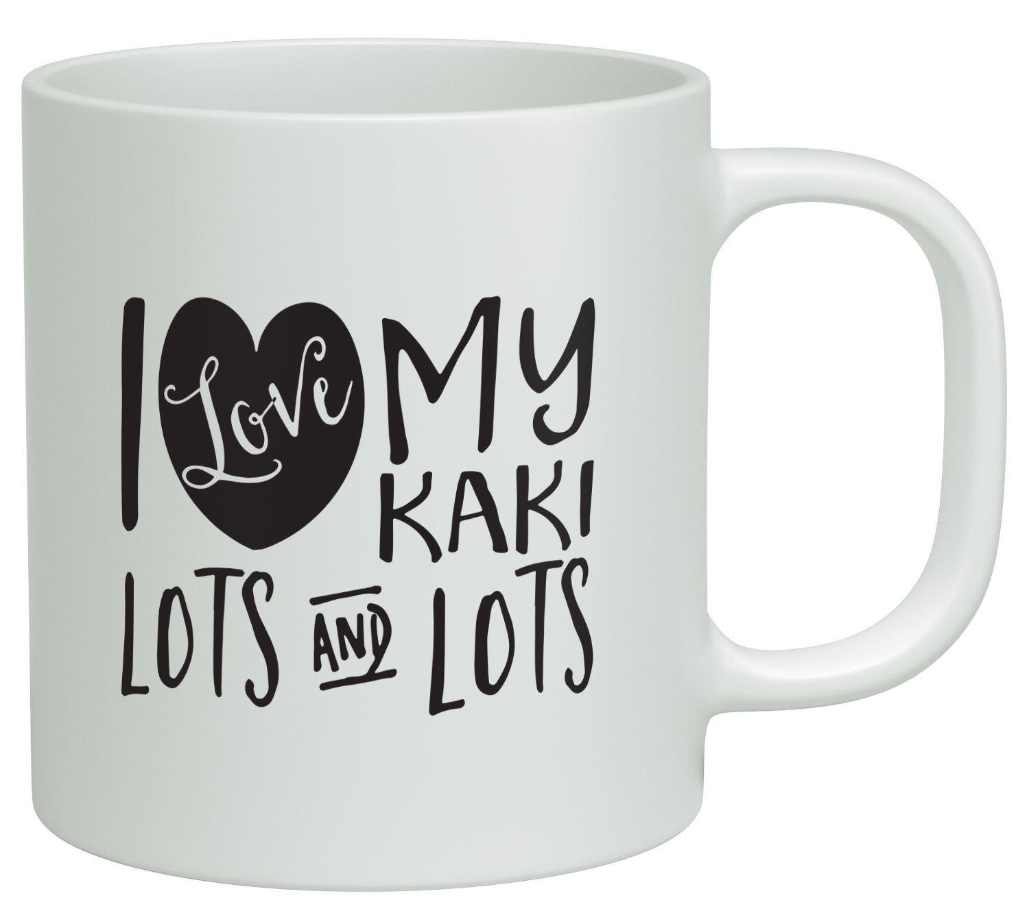 Shopagift I Love my Kaki Lots and Lots White 10oz Mug Cup