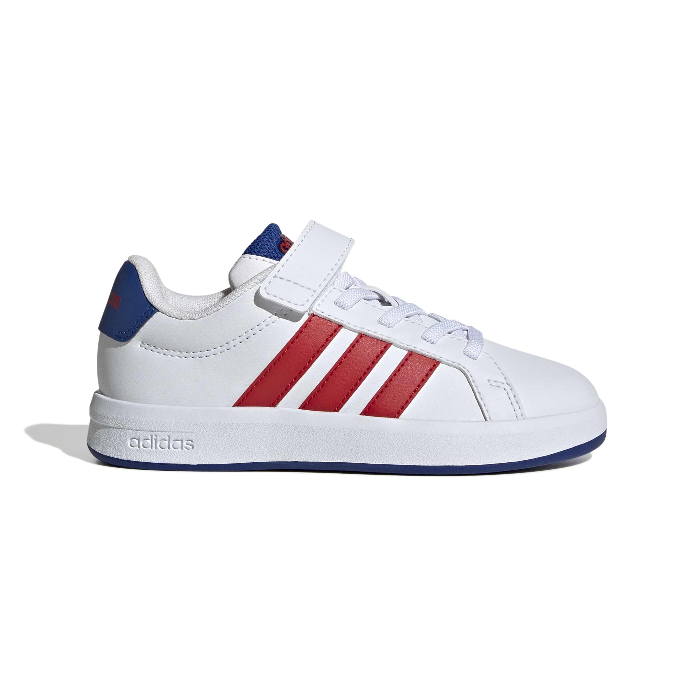 adidas Uniseks - dzieci Grand Court 3.0 Children Shoes, ftwr white/team royal blue/better scarlet, 33 1/2 EU