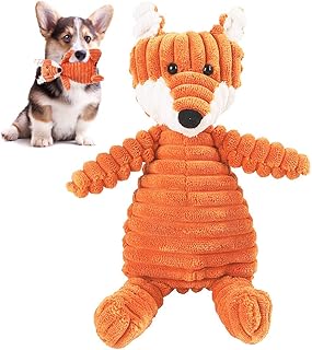 Fuchs Hundespielzeug Quietschend Plüsch für Kleine Hunde, Welpenspielzeug, Plüschspielzeug für Kleine Große Hunde product image
