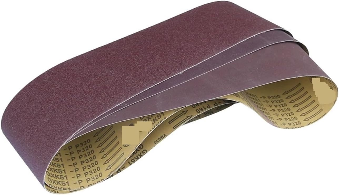 HKVTVCYPYA 10個 1220x150mm サンディングクロスベルト P60-800 木材軟質金属研削酸化アルミニウム GX