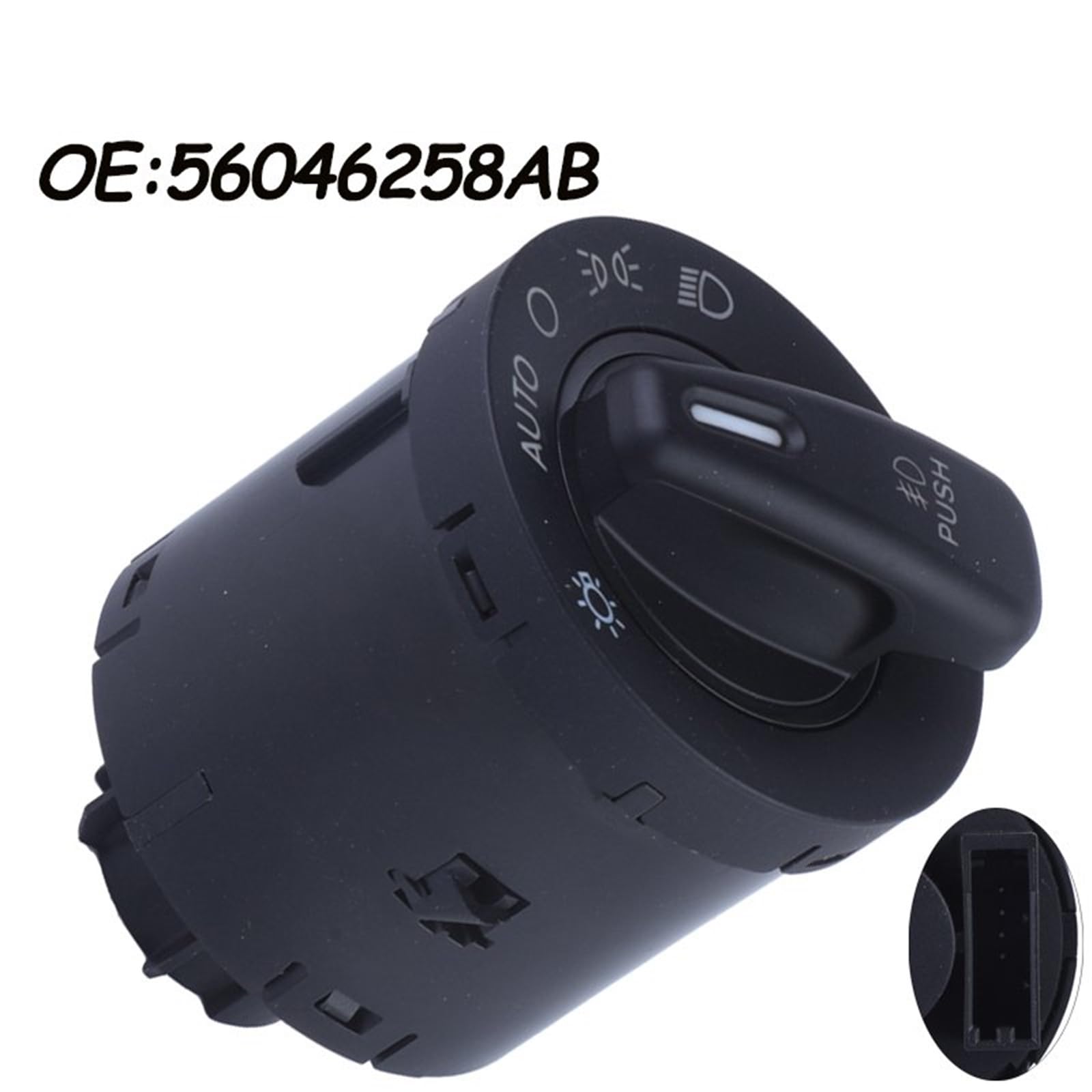 Interruptor de Control de Faros y Luces antiniebla para Dodge Charger 2011-2018, número de Pieza 56046258AB
