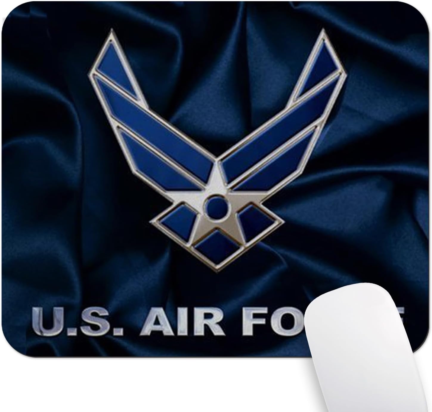 US Air Force Personalized Custom Gaming Mousepad Rectangle Mouse Pad Office Accessory and Gift Design Navy Blue Mouse Pads