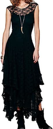 ANDI ROSE Women Sexy Vintage Party Evening Bodycon Maxi Long Slim Sheer